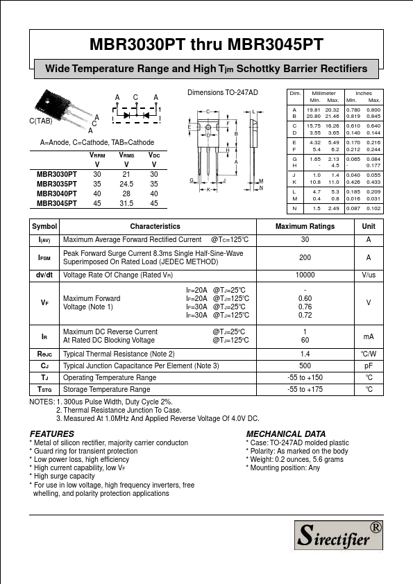 MBR3045PT