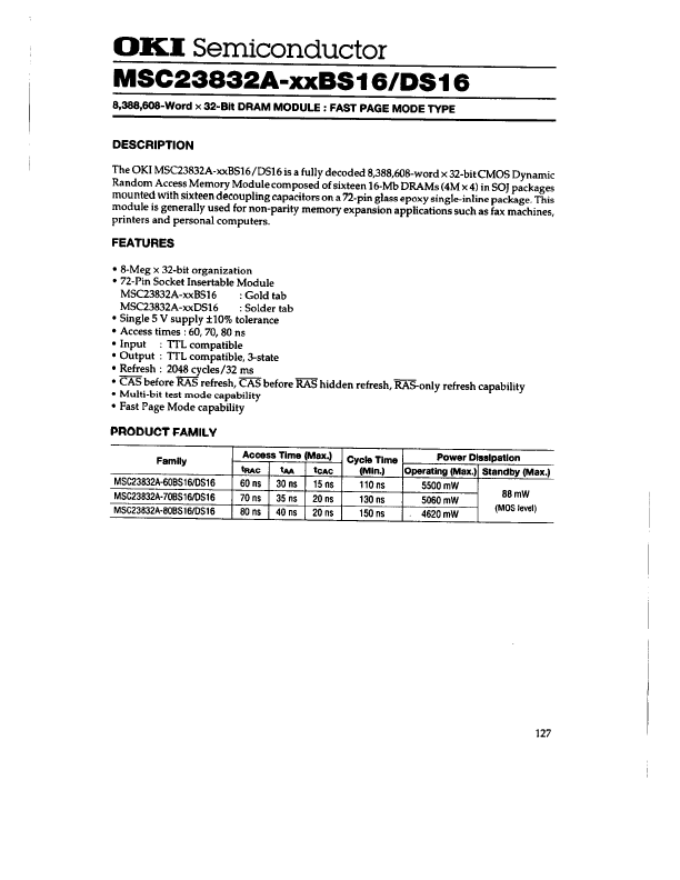 MSC23832A-70BS16