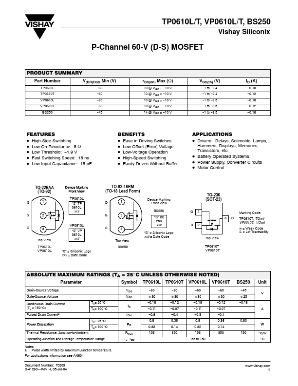 TP0610L