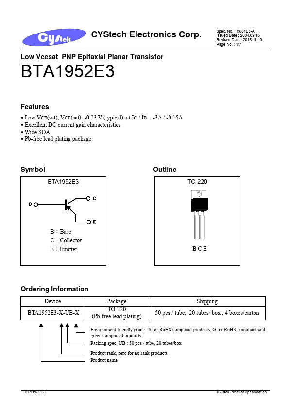 BTA1952E3