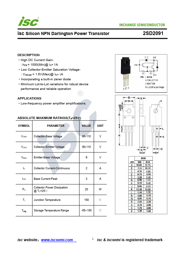 2SD2091