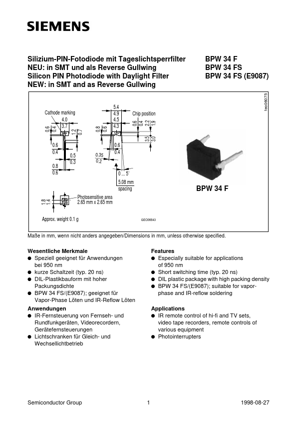 BPW34FS