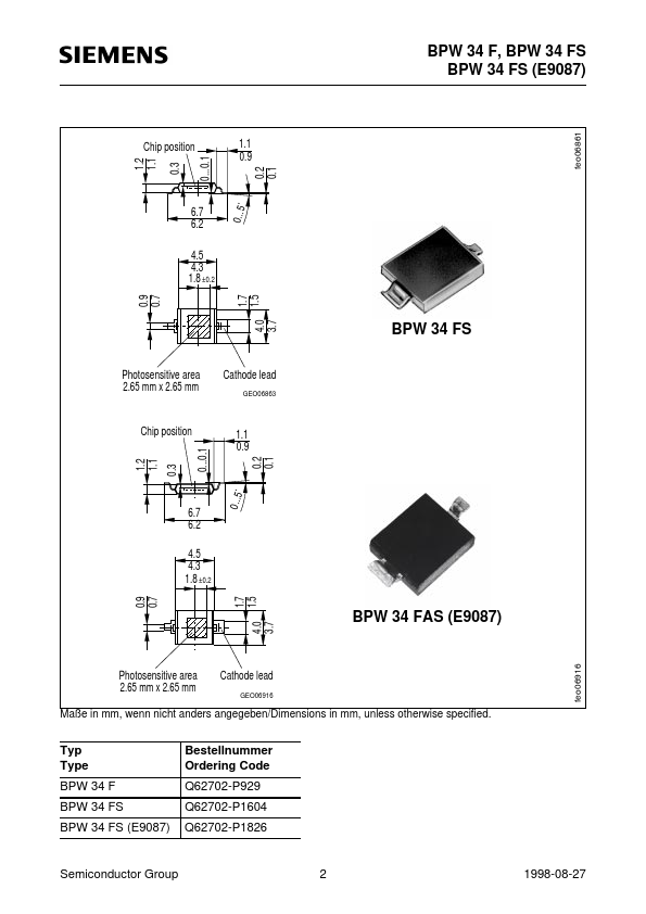 BPW34FS