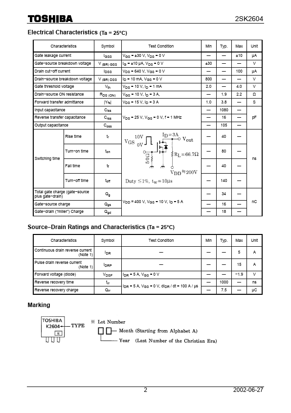 2SK2604