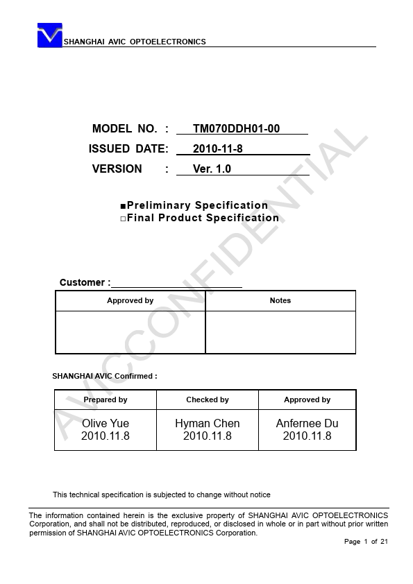 TM070DDH01-00