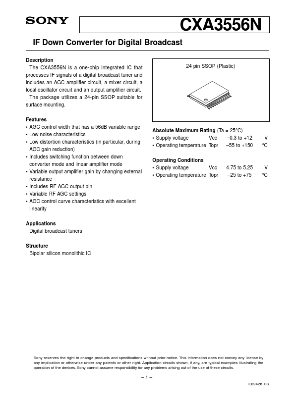 CXA3556N