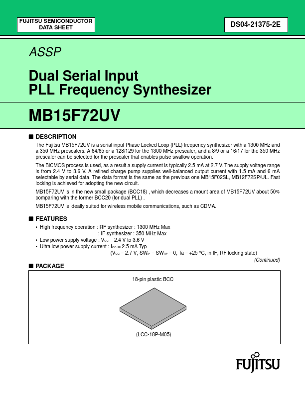 MB15F72UV