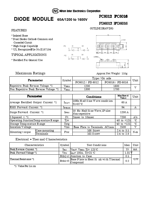 PD6016