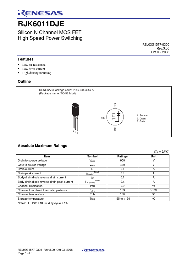 RJK6011DJE