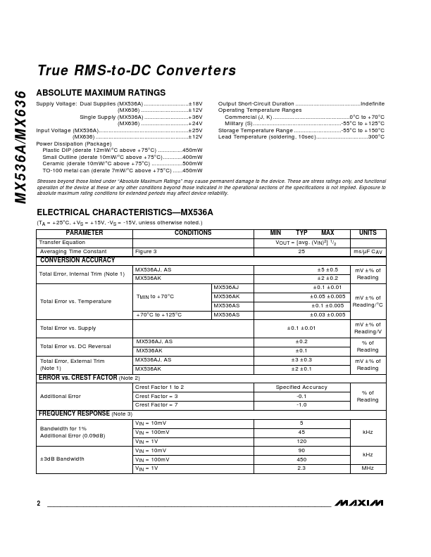 MX536A