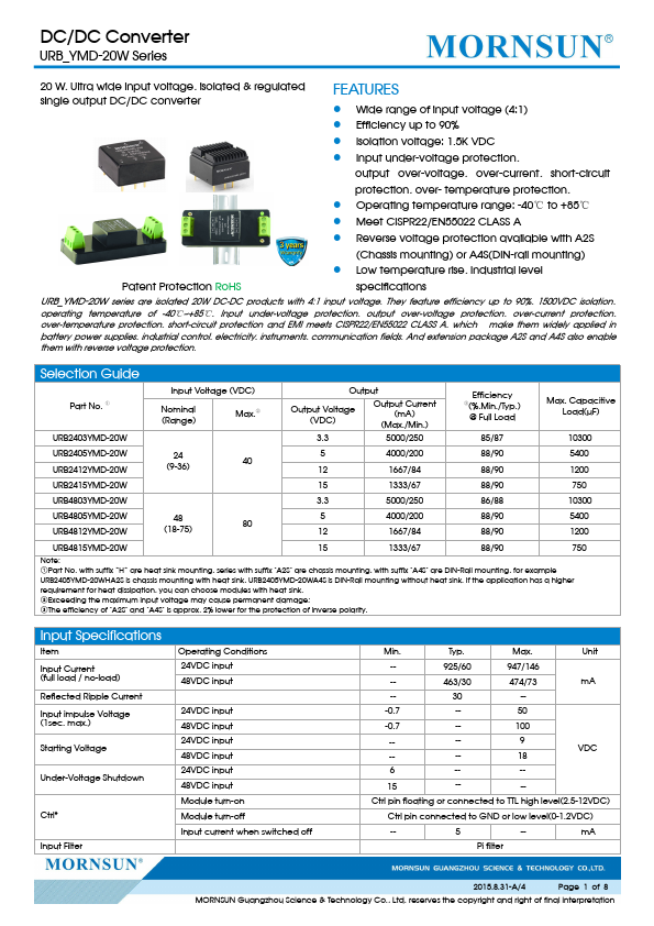 URB2403YMD-20W