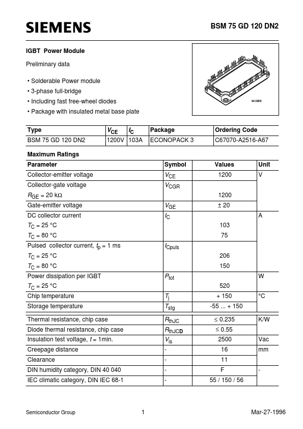 BSM75GD120DN2