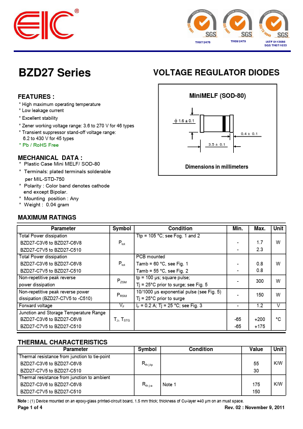 BZD27-C16