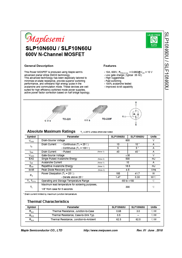 SLF10N60U