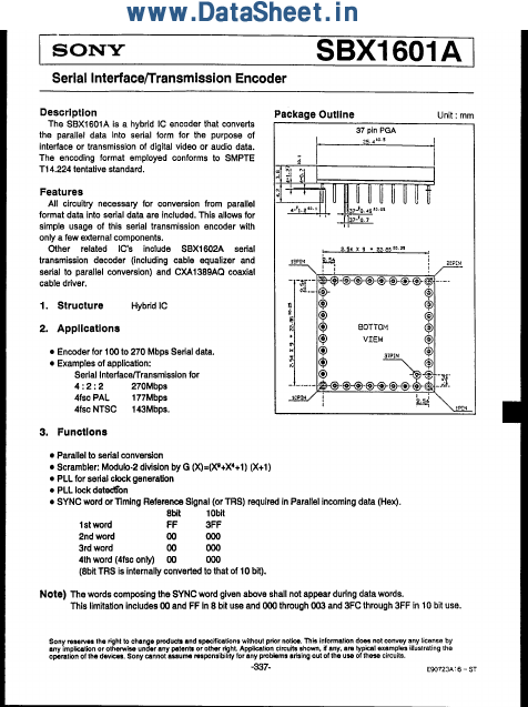 SBX1601A