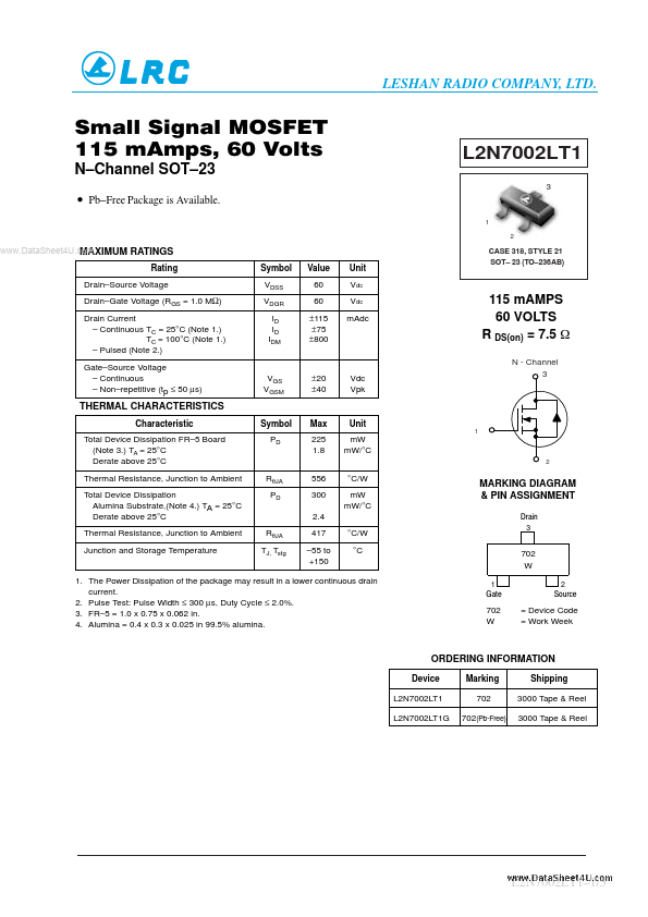 L2N7002LT1