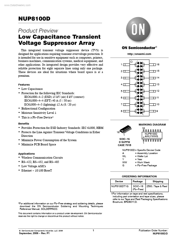 NUP8100D