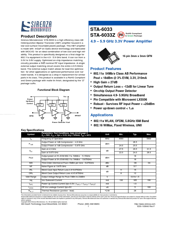 STA-6033Z