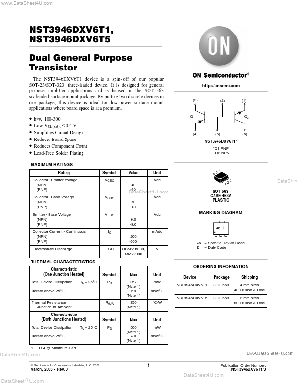 NST3946DXV6T5