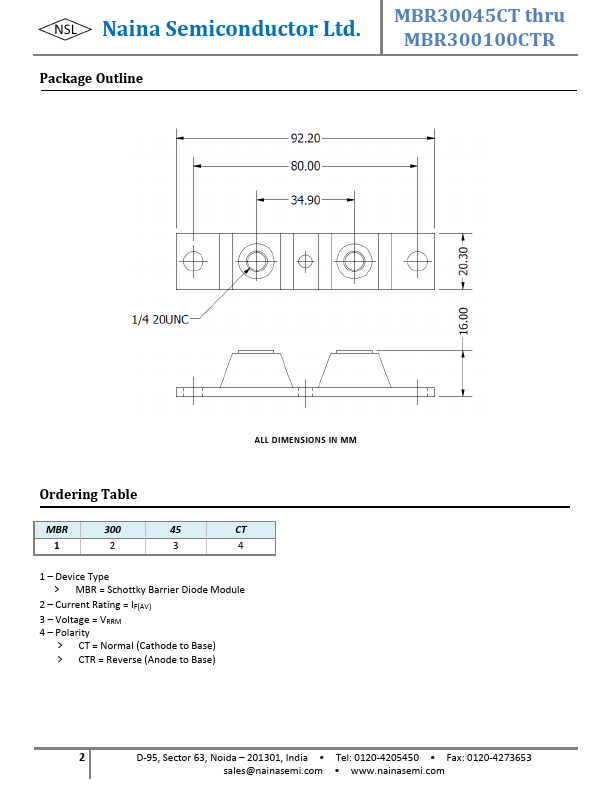 MBR30060CT