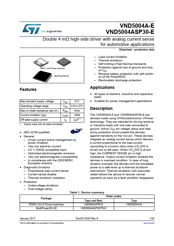 VND5004ASP30-E