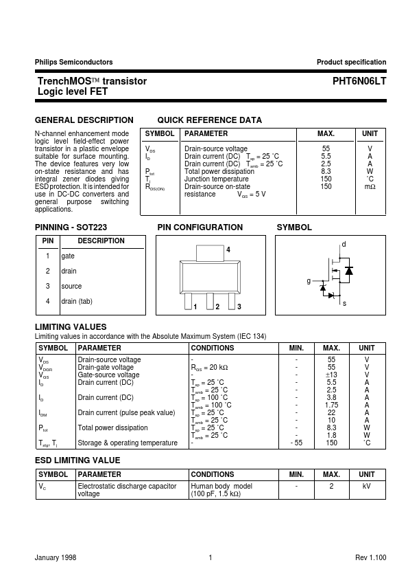 PHT6N06LT