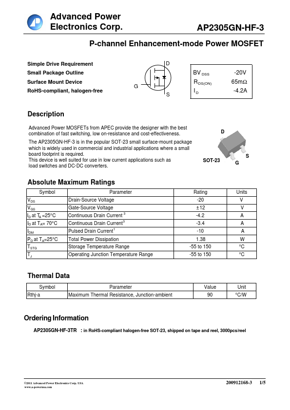 AP2305GN-HF-3