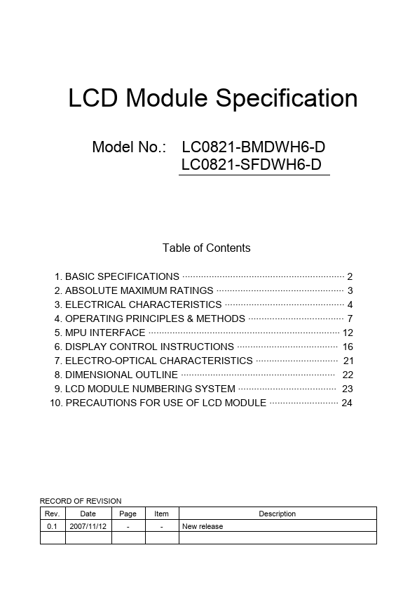 LC0821-BMDWH6-D