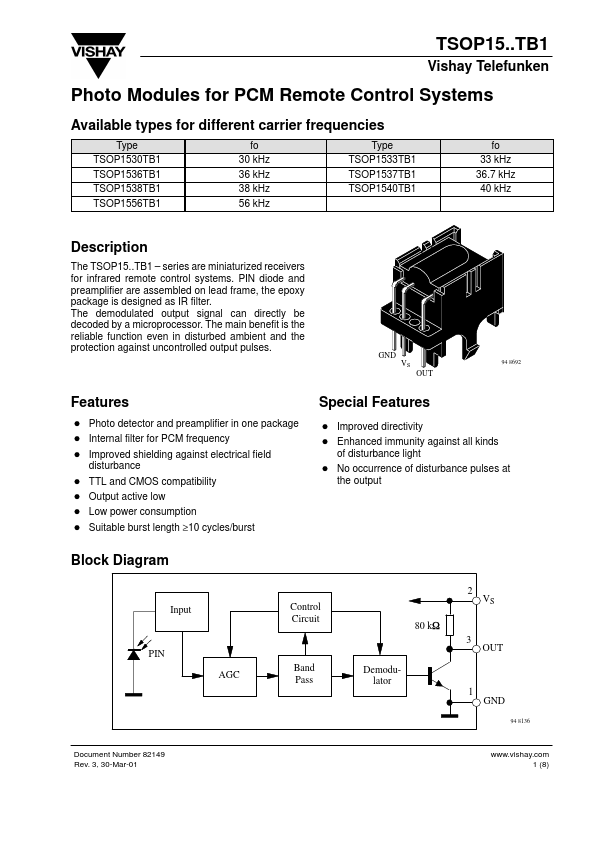 TSOP1536TB1