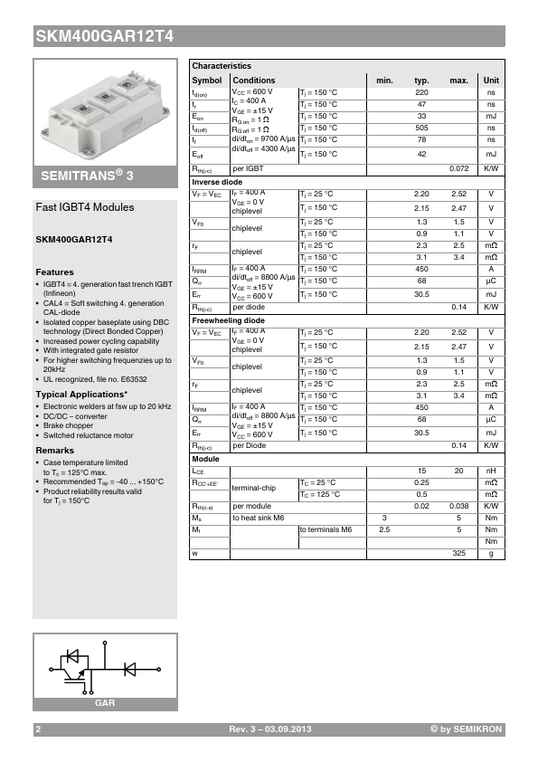 SKM400GAR12T4