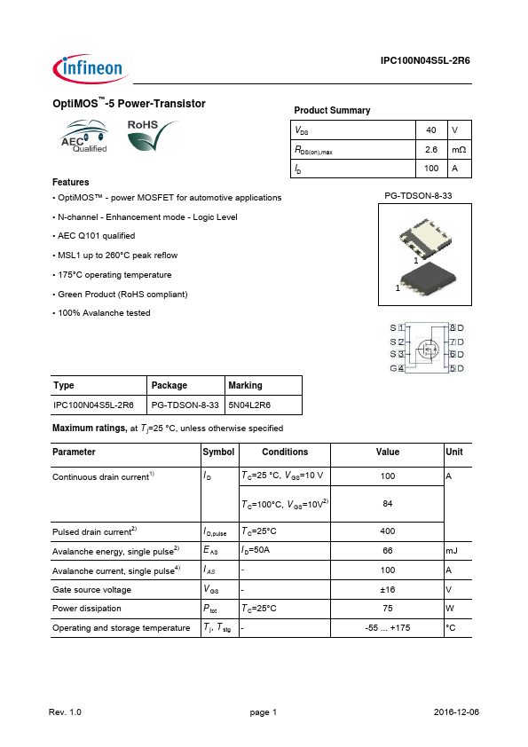 IPC100N04S5L-2R6