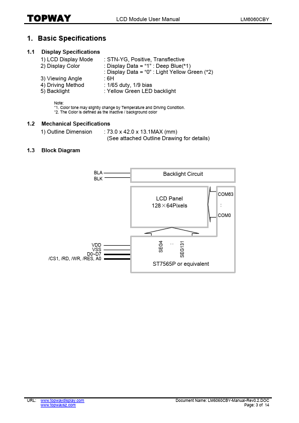 LM6060CBY