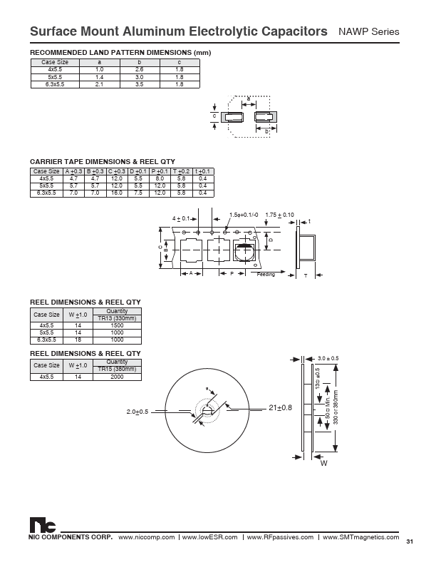 NAWP330M6.3V4X5.5LBF