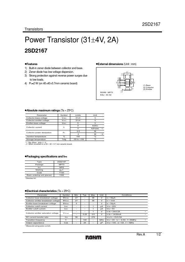 2SD2167