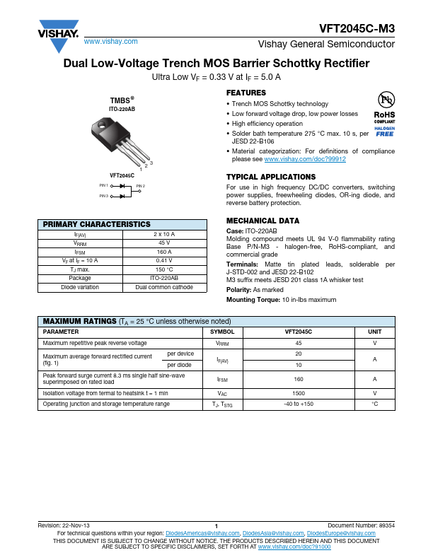 VFT2045C-M3