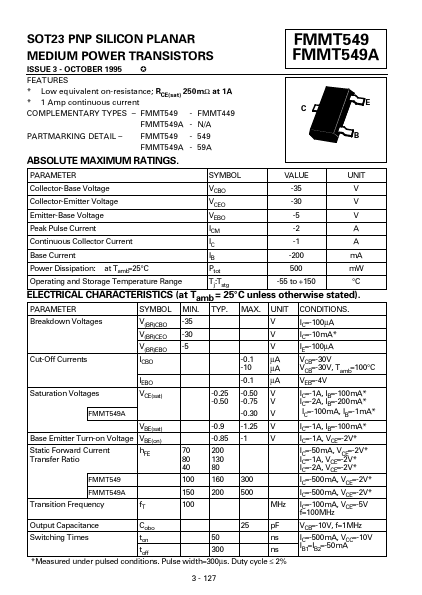 FMMT549A