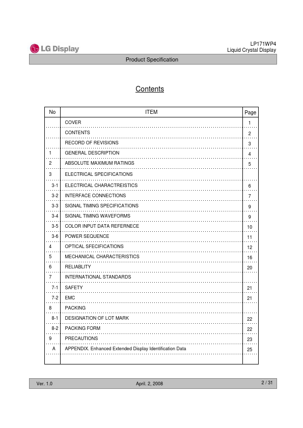 LP171WP4-TLP2