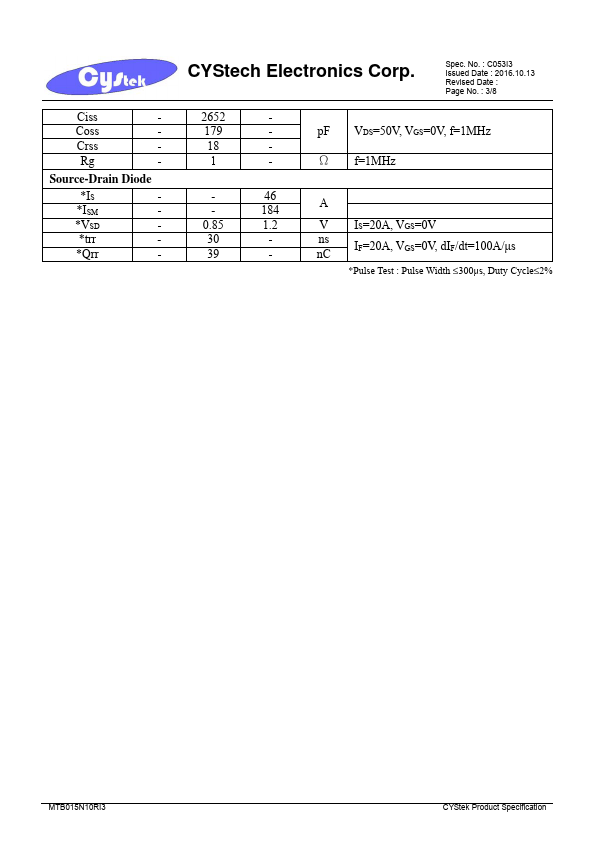 MTB015N10RI3