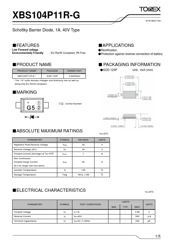 XBS104P11R-G