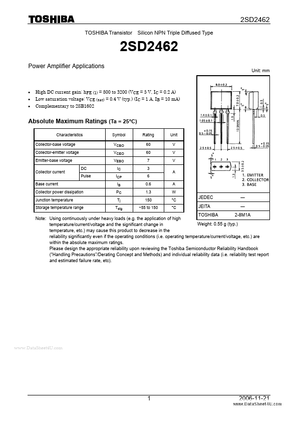 2SD2462