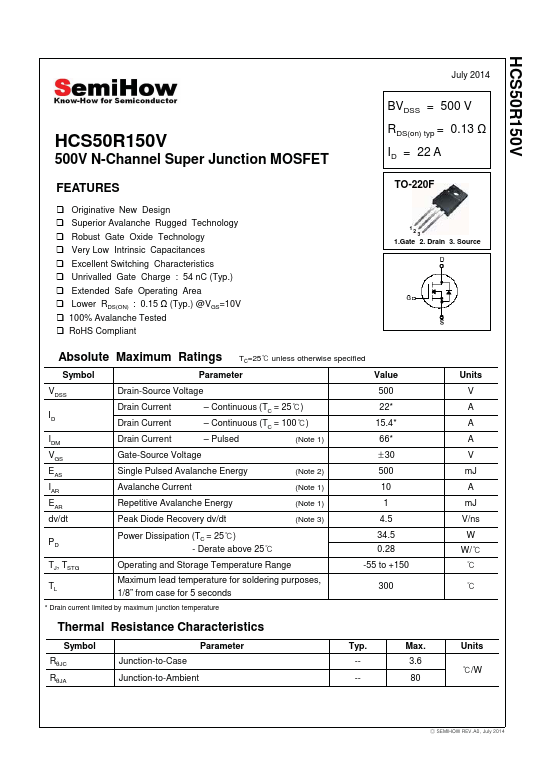 HCS50R150V