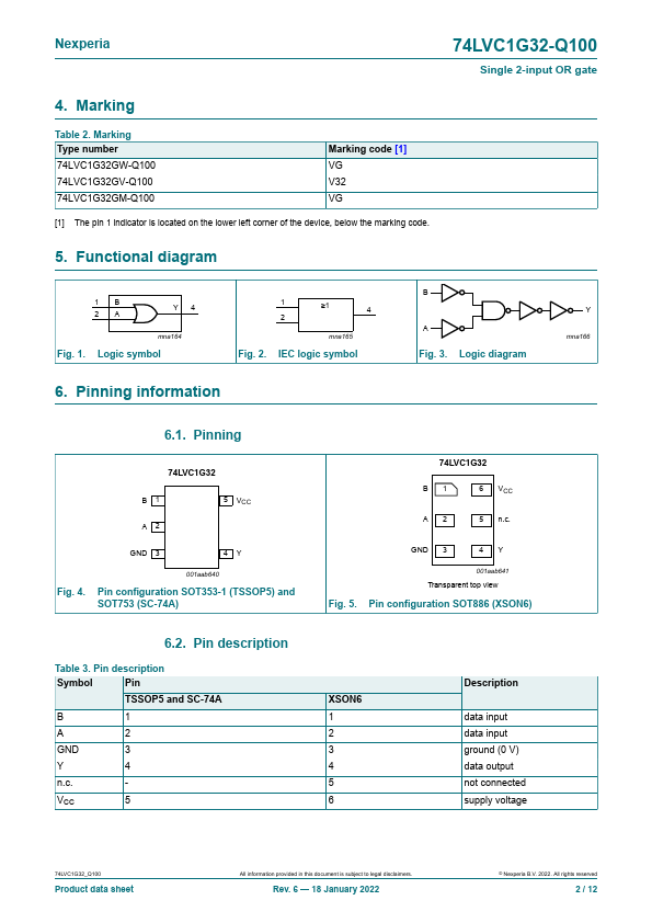 74LVC1G32-Q100