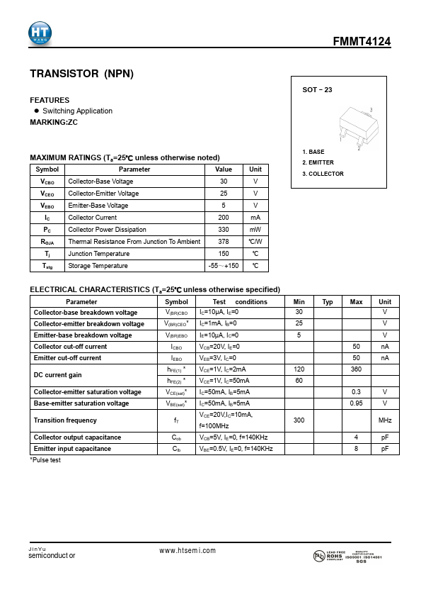 FMMT4124