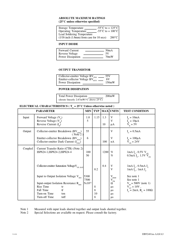 ISP624-1X