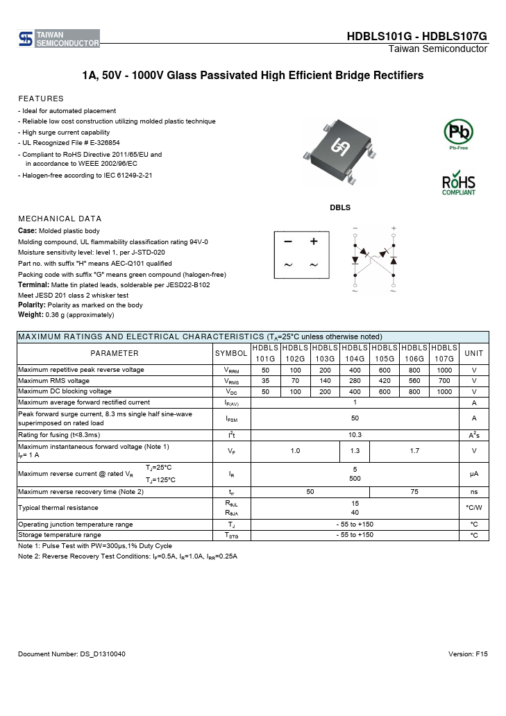 HDBLS107G