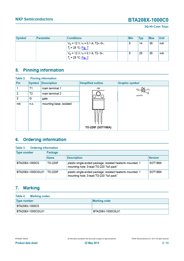 BTA208X-1000C0