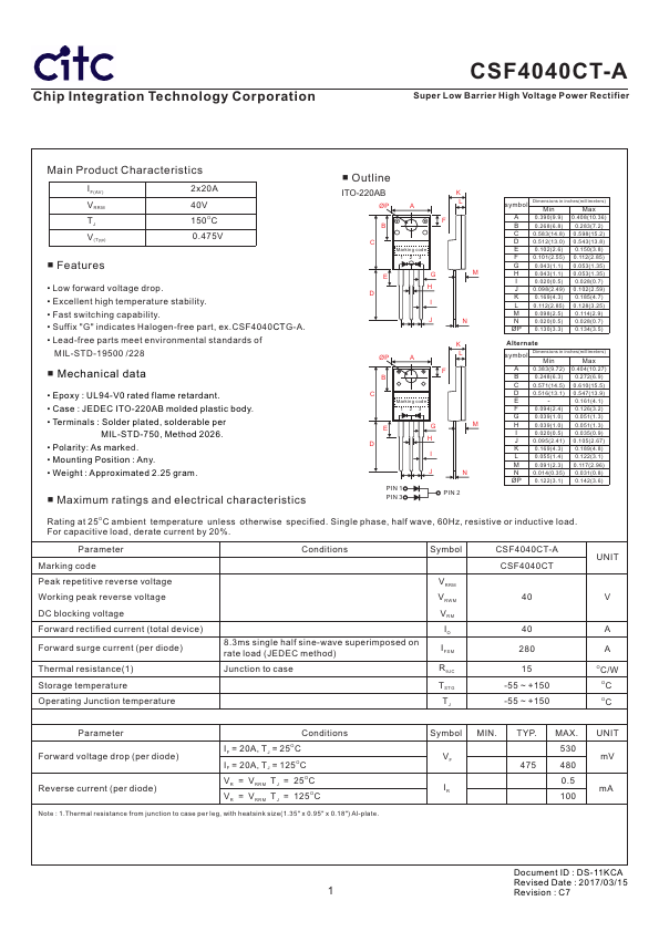 CSF4040CT-A