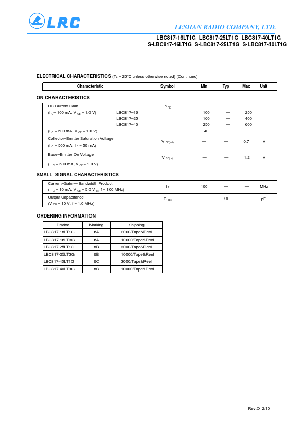 S-LBC817-40LT1G