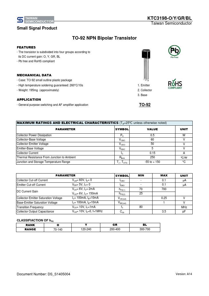 KTC3198-GR