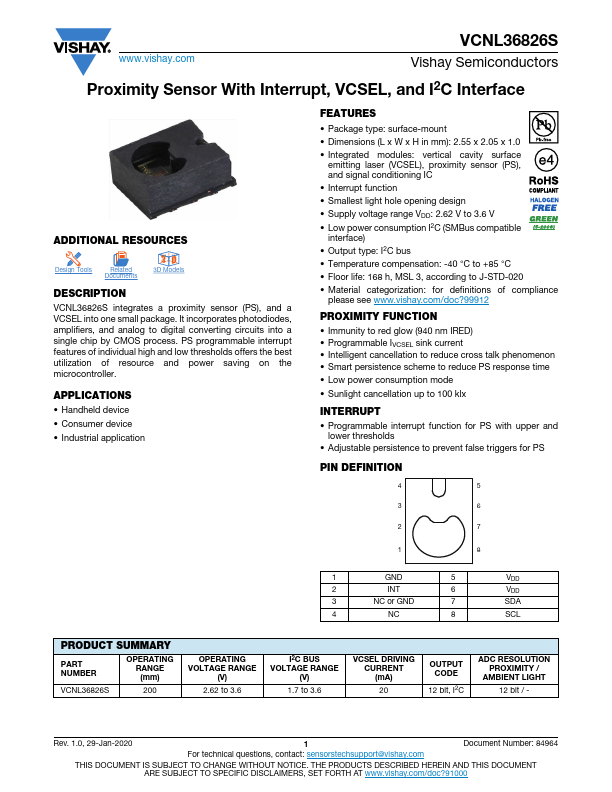 VCNL36826S